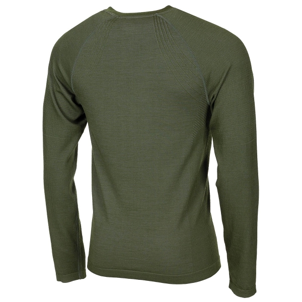 Unterhemd - "Merino 50" - oliv