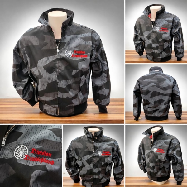 Harrington Jacke - Division Deutschland - mit Kapuze - dark splinter Harrington Jacke - Division Deutschland - mit Kapuze - dark splinter