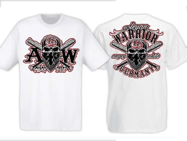 T-Hemd - Aryan Warrior - weiß/bunt T-Hemd - Aryan Warrior - weiß/bunt