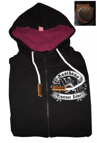 Premium - Frauen Kapuzenjacke - Eiserner Löwe - Gold gab ich für Eisen - schwarz +++NUR WENIGE DA+++ Premium - Frauen Kapuzenjacke - Eiserner Löwe - Gold gab ich für Eisen - schwarz +++NUR WENIGE DA+++
