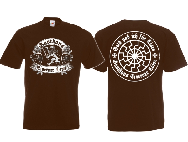 Frauen T-Shirt - Eiserner Löwe - Gold gab ich für Eisen - braun Frauen T-Shirt - Eiserner Löwe - Gold gab ich für Eisen - braun