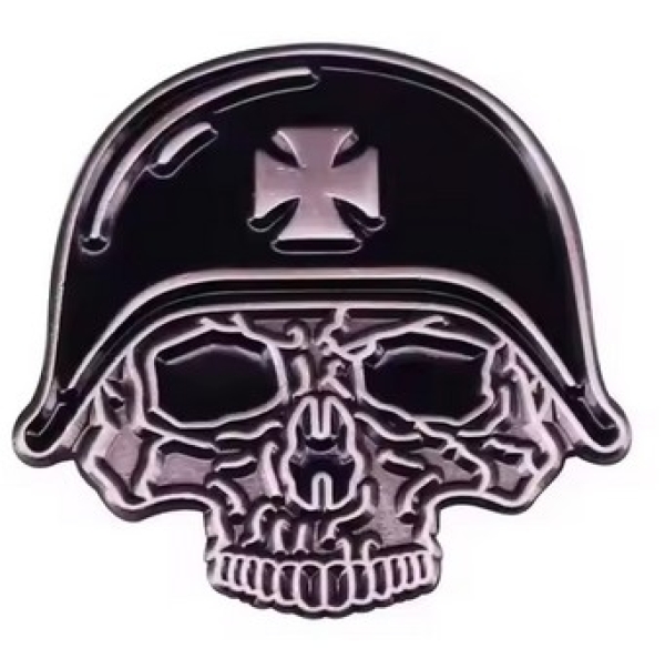 Pin - Biker mit Eisernem Kreuz Pin - Biker mit Eisernem Kreuz