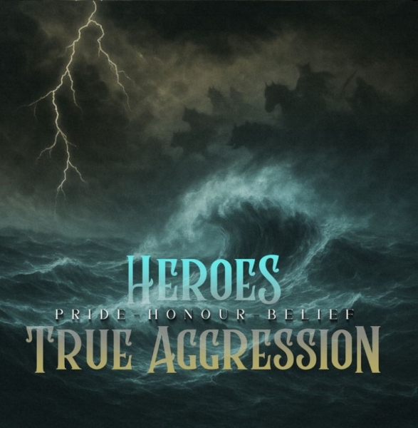 HEROES / TRUE AGGRESSION - PRIDE HONOUR BELIEF - LP HEROES / TRUE AGGRESSION - PRIDE HONOUR BELIEF - LP