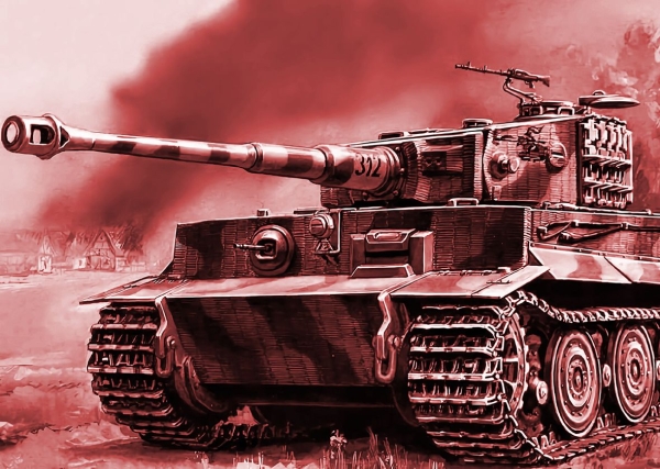 Poster - Kunstdruck - Tiger - 48x33cm Poster - Kunstdruck - Tiger - 48x33cm