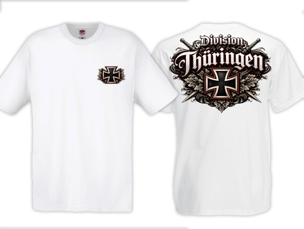 T-Hemd - Division Thüringen - EK Version - weiß T-Hemd - Division Thüringen - EK Version - weiß