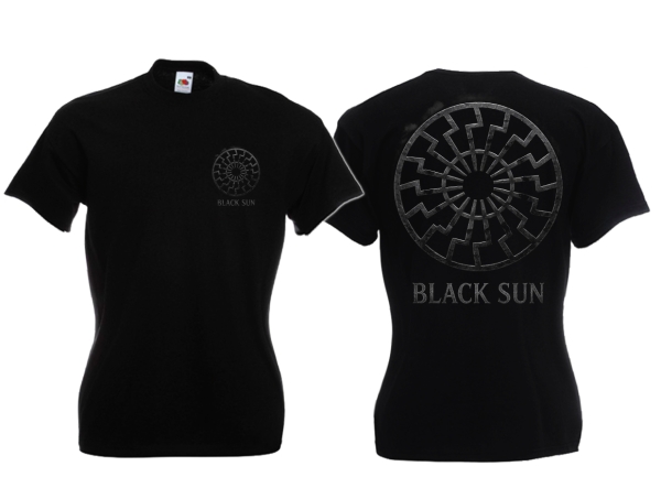 Frauen T-Shirt - Black Sun - Iron - Motiv 1 Frauen T-Shirt - Black Sun - Iron - Motiv 1