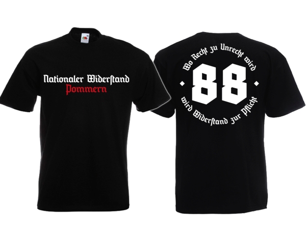 Frauen T-Shirt - Nationaler Widerstand - Pommern Frauen T-Shirt - Nationaler Widerstand - Pommern