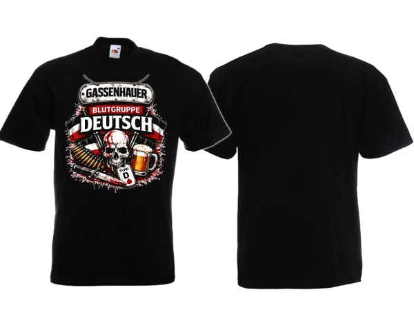 Frauen T-Shirt - Gassenhauer - Blutgruppe Deutsch - SWR - schwarz Frauen T-Shirt - Gassenhauer - Blutgruppe Deutsch - SWR - schwarz