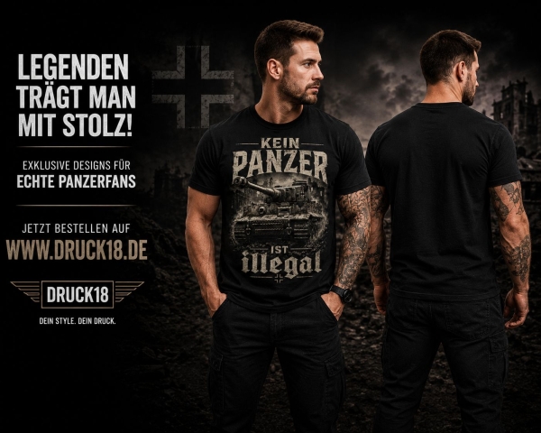 T-Hemd - Kein Panzer ist Illegal T-Hemd - Kein Panzer ist Illegal