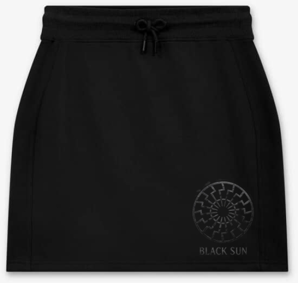 Frauen - Rock - kurz - Black Sun - Iron - Motiv 2 - schwarz Frauen - Rock - kurz - Black Sun - Iron - Motiv 2 - schwarz