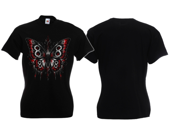 Frauen T-Shirt - Schmetterling - Motiv 2 Frauen T-Shirt - Schmetterling - Motiv 2