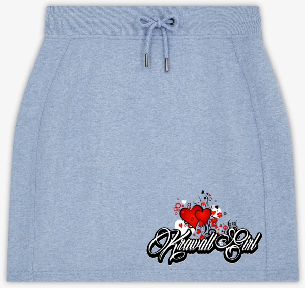 Frauen - Rock - kurz - Krawallgirl - Motiv 3-1 - blue heather Frauen - Rock - kurz - Krawallgirl - Motiv 3-1 - blue heather