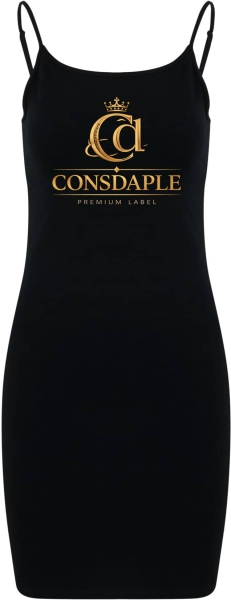 Kleid - Stretch Jersey Slim Dress - Consdaple Premium - schwarz