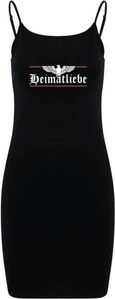 Kleid - Stretch Jersey Slim Dress - Heimatliebe - stolz & treu - Motiv 2 - schwarz Kleid - Stretch Jersey Slim Dress - Heimatliebe - stolz & treu - Motiv 2 - schwarz