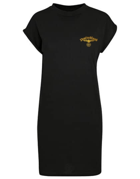 Kleid - Turtle Extended Shoulder Dress - Reichsadler - Deutschland - schwarz/gold