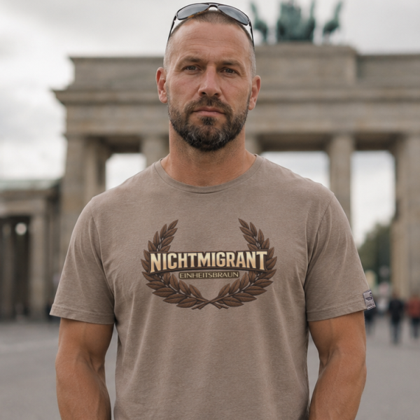 Erik & Sons - T-Shirt - NM einheitsbraun Erik & Sons - T-Shirt - NM einheitsbraun