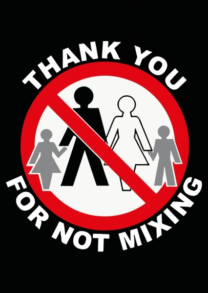 Thank You For Not Mixing - Aufkleber Paket 10 Stück Thank You For Not Mixing - Aufkleber Paket 10 Stück