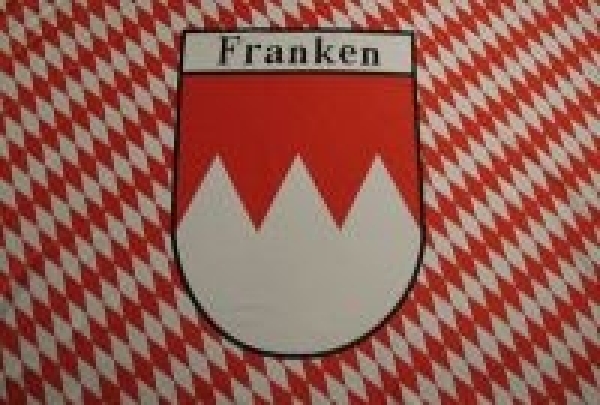 Fahne - Franken - kariert (154)