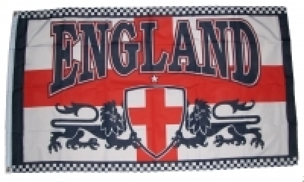 Fahne - England - mit Löwen (179) Fahne - England - mit Löwen (179)