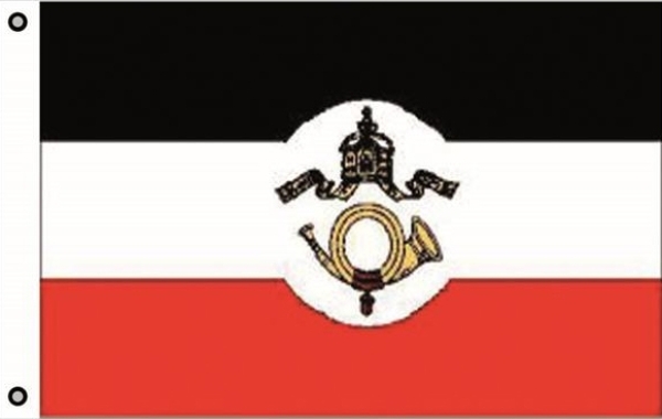 Fahne - Deutsches Reich - Kaiserliche Reichspost (103) Fahne - Deutsches Reich - Kaiserliche Reichspost (103)