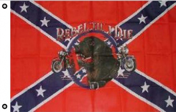 Fahne - Südstaaten - Rebel till I die (231) Fahne - Südstaaten - Rebel till I die (231)