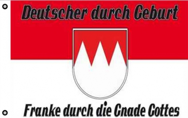 Fahne - Franke durch die Gnade Gottes (127) Fahne - Franke durch die Gnade Gottes (127)