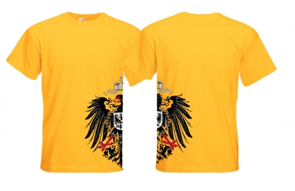 T-Shirt - alter Reichsadler - Motiv2 - gelb T-Shirt - alter Reichsadler - Motiv2 - gelb