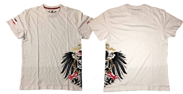 Premium Shirt - alter Reichsadler - Motiv2 - weiß Premium Shirt - alter Reichsadler - Motiv2 - weiß