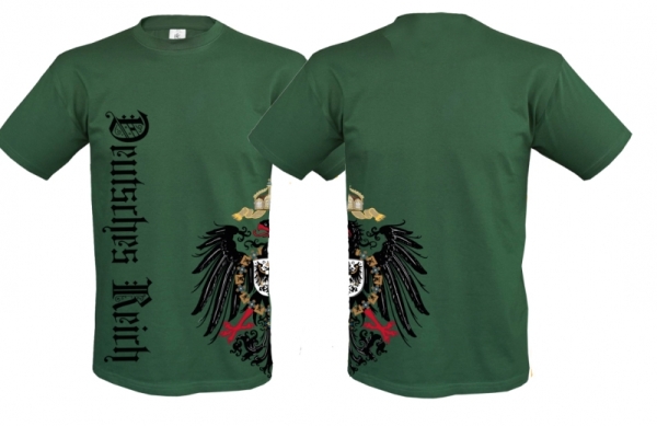 T-Shirt - alter Reichsadler - Deutsches Reich - flaschengrün T-Shirt - alter Reichsadler - Deutsches Reich - flaschengrün