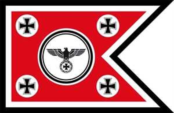 Fahne - Schwalbenschwanz mit EK & Reichsadler (72) Fahne - Schwalbenschwanz mit EK & Reichsadler (72)