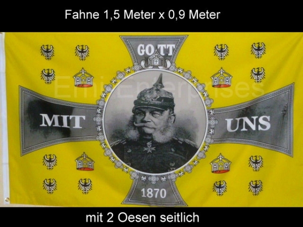 Fahne - Gott mit uns - 1870 (54) Fahne - Gott mit uns - 1870 (54)