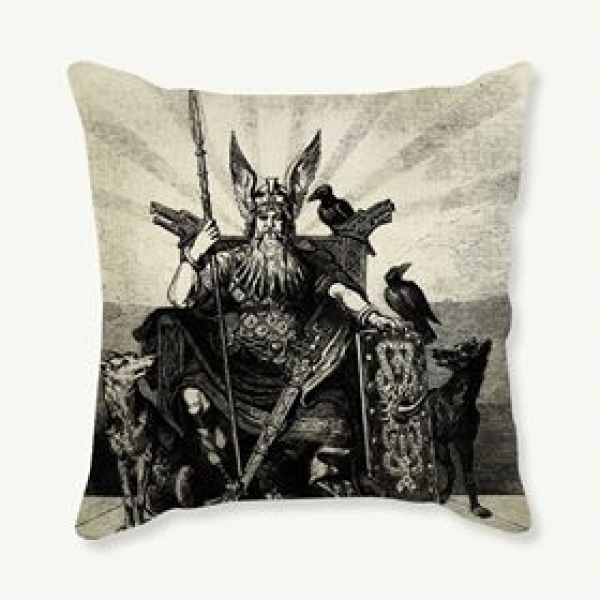 Kissen - Walvater Wotan - Motiv 2 - beidseitig bedruckt Kissen - Walvater Wotan - Motiv 2 - beidseitig bedruckt