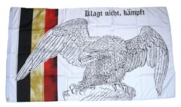 Fahne - Klagt nicht, kämpft (250x150) (308) Fahne - Klagt nicht, kämpft (250x150) (308)