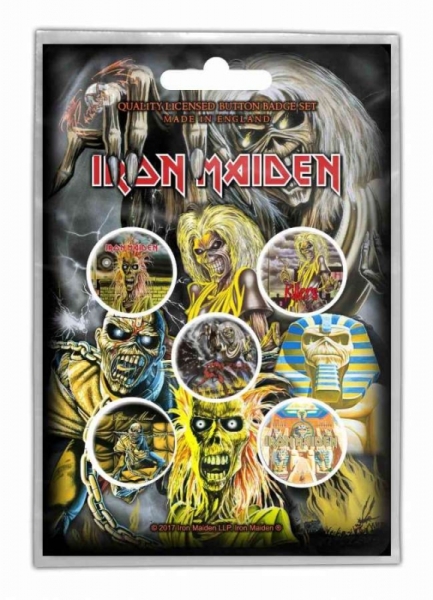 Button Pack - Iron Maiden - Early Albums Button Pack - Iron Maiden - Early Albums