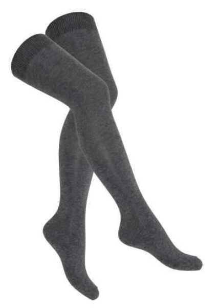 Overknee Strümpfe - grau Overknee Strümpfe - grau