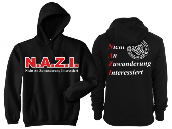 Kapuzenpullover - N.A.Z.I. - Motiv 2 Kapuzenpullover - N.A.Z.I. - Motiv 2