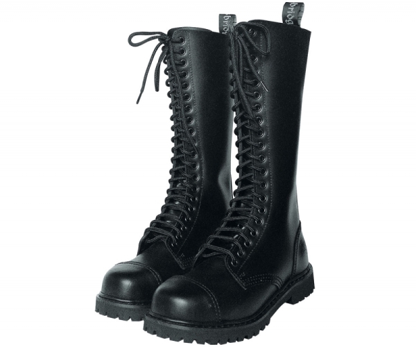 Schuhe - 20 Loch - KB - Schwere Stiefel mit Stahlkappe - schwarz Schuhe - 20 Loch - KB - Schwere Stiefel mit Stahlkappe - schwarz