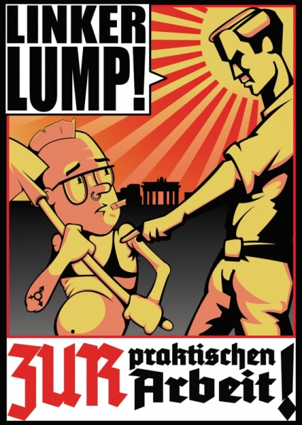 Linker Lump - Aufkleber Paket 50 Stück Linker Lump - Aufkleber Paket 50 Stück