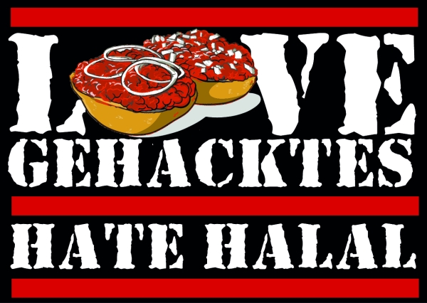 Love Gehacktes - Aufkleber Paket 100 Stück Love Gehacktes - Aufkleber Paket 100 Stück