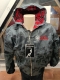 Harrington Jacke - Division Deutschland - mit Kapuze - dark splinter