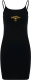 Kleid - Stretch Jersey Slim Dress - Reichsadler - Deutschland - schwarz/gold