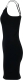 Kleid - Stretch Jersey Slim Dress - Eiserner Löwe - großer Frontdruck - schwarz