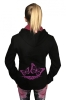 Premium - Frauen Kapuzenjacke - Love our Race - schwarz