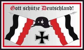Fahne - Gott schütze Deutschland (41) Fahne - Gott schütze Deutschland (41)