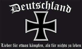 Fahne - Deutschland - Lieber für etwas kämpfen... (21) Fahne - Deutschland - Lieber für etwas kämpfen... (21)