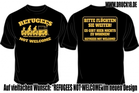 Frauen T-Shirt - Refugees not Welcome Teil 2 Frauen T-Shirt - Refugees not Welcome Teil 2