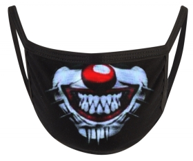 Mund-Nasen-Schutz - Pinhead Clown Mund-Nasen-Schutz - Pinhead Clown