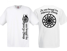 Frauen T-Shirt -In uns brennt die Schwarze Sonne - weiß/schwarz Frauen T-Shirt -In uns brennt die Schwarze Sonne - weiß/schwarz