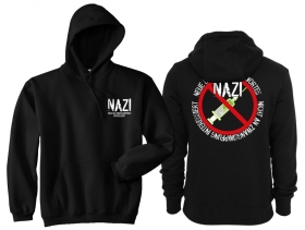 Frauen - Kapuzenpullover - NAZI - Nicht An Zwangsimpfung Interessiert - Motiv3 Frauen - Kapuzenpullover - NAZI - Nicht An Zwangsimpfung Interessiert - Motiv3