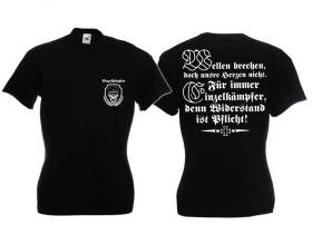 Frauen T-Shirt - Einzelkämpfer - Motiv 1 Frauen T-Shirt - Einzelkämpfer - Motiv 1